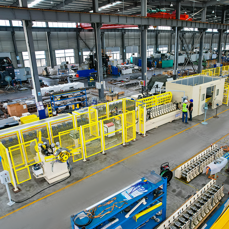 Профилегибочная машина для быстросменной кассеты CU,коробка передач,автоматическая упаковка